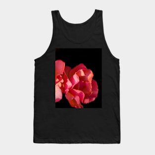 Red roses against black background Tank Top